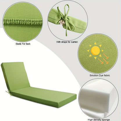 Coussin de chaise longue d'extérieur/intérieur