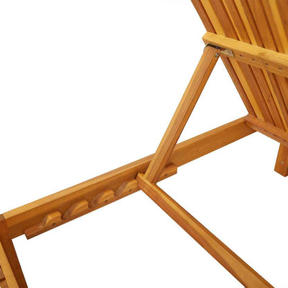 Transat en Bois d'Acacia Massif 200x55x30 cm