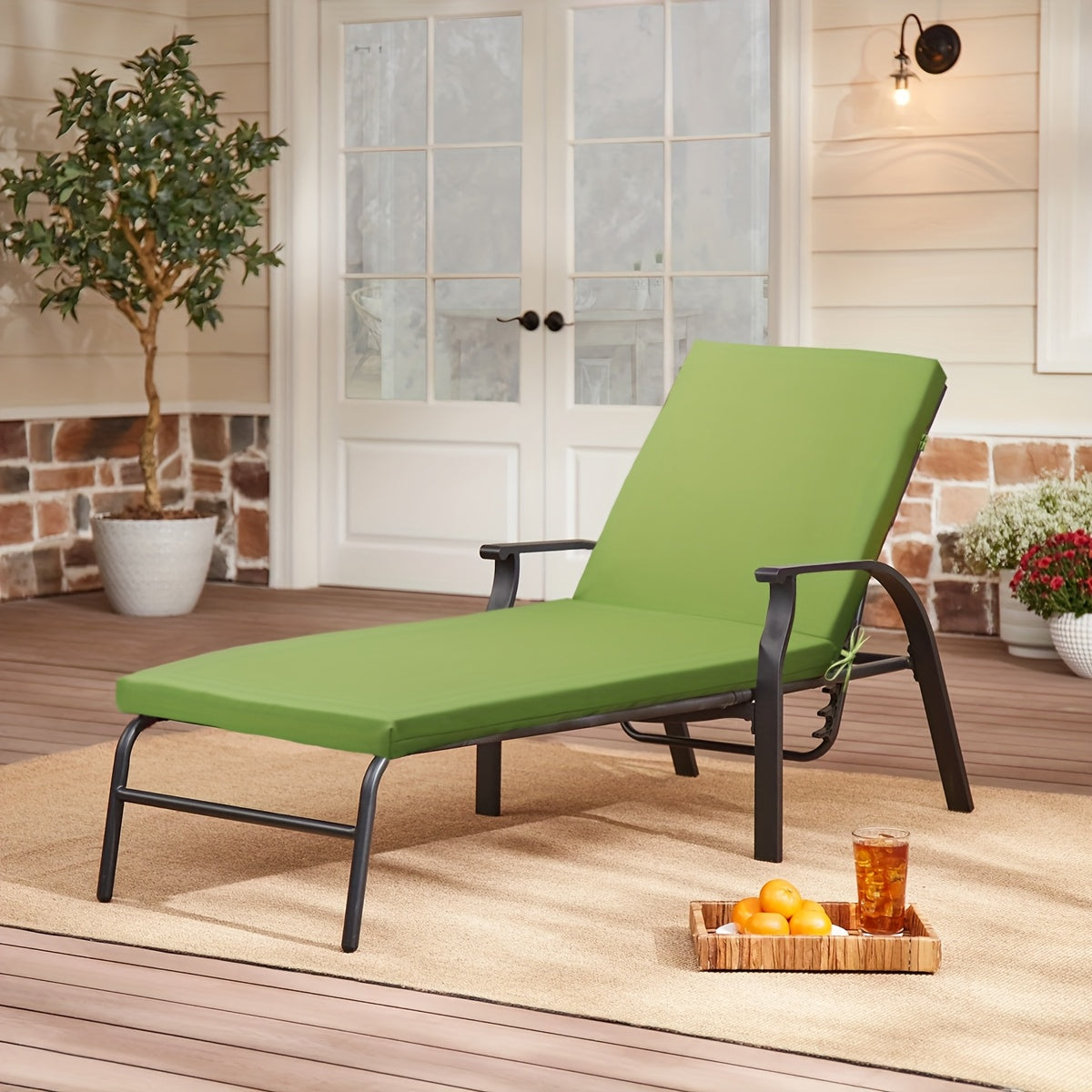 Coussin de chaise longue d'extérieur/intérieur