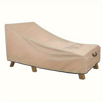Housse de banc de jardin ultra-résistante 500D - Housse kaki avec cordon de serrage, protection UV, utilisable en toutes saisons, idéale pour la terrasse, le jardin, le bord de la piscine et les chaises de jardin.