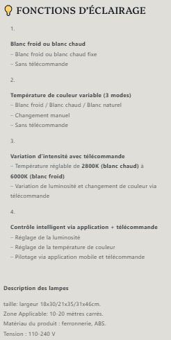 Lampe LED solaire décoratif, design raffiné pour jardin terrasse et extérieur