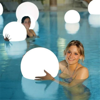 LED étanche boule de jardin lumière RGB lumière sous-marine IP68 extérieur noël fête de mariage pelouse lampes piscine flottant