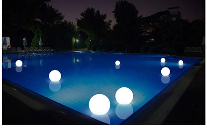 LED étanche boule de jardin lumière RGB lumière sous-marine IP68 extérieur noël fête de mariage pelouse lampes piscine flottant