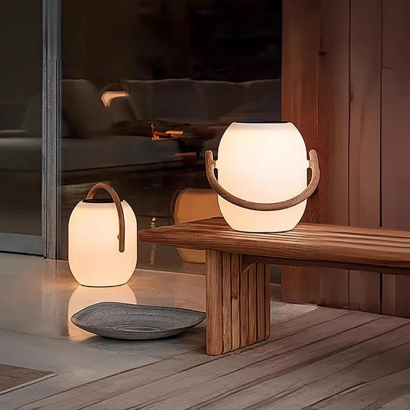 Lampe LED solaire décoratif, design raffiné pour jardin terrasse et extérieur