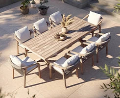 Chaise longue jardin Patio lit de repos en bois de teck chaise longue pour hôtel pour Villa