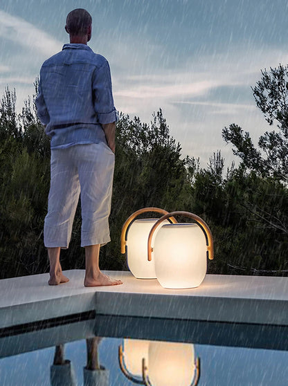 Lampe LED solaire décoratif, design raffiné pour jardin terrasse et extérieur