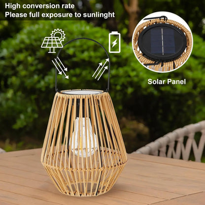 Lanternes solaires, lanternes solaires d'extérieur étanches à suspendre, décoration pour jardin, cour, terrasse, porche, pelouse, allée
