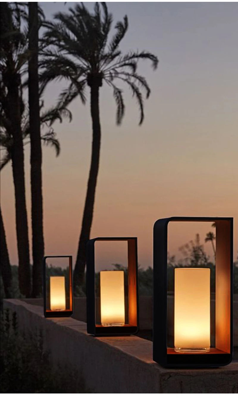 Lampe Extérieur LED  IP65 Solaire autonome et secteur ,  Éclairage de Parc