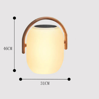 Lampe LED solaire décoratif, design raffiné pour jardin terrasse et extérieur