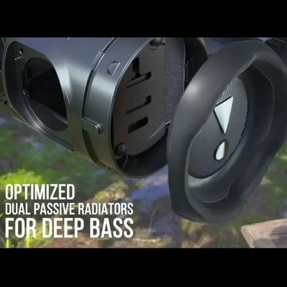 Enceinte Bluetooth sans fil JBL Flip 6 originale, portable et étanche IPX7, pour une utilisation en extérieur. Profitez d'une musique stéréo avec basses profondes et d'un tweeter indépendant.