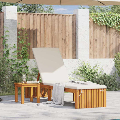 Transat en Bois d'Acacia Massif 200x55x30 cm