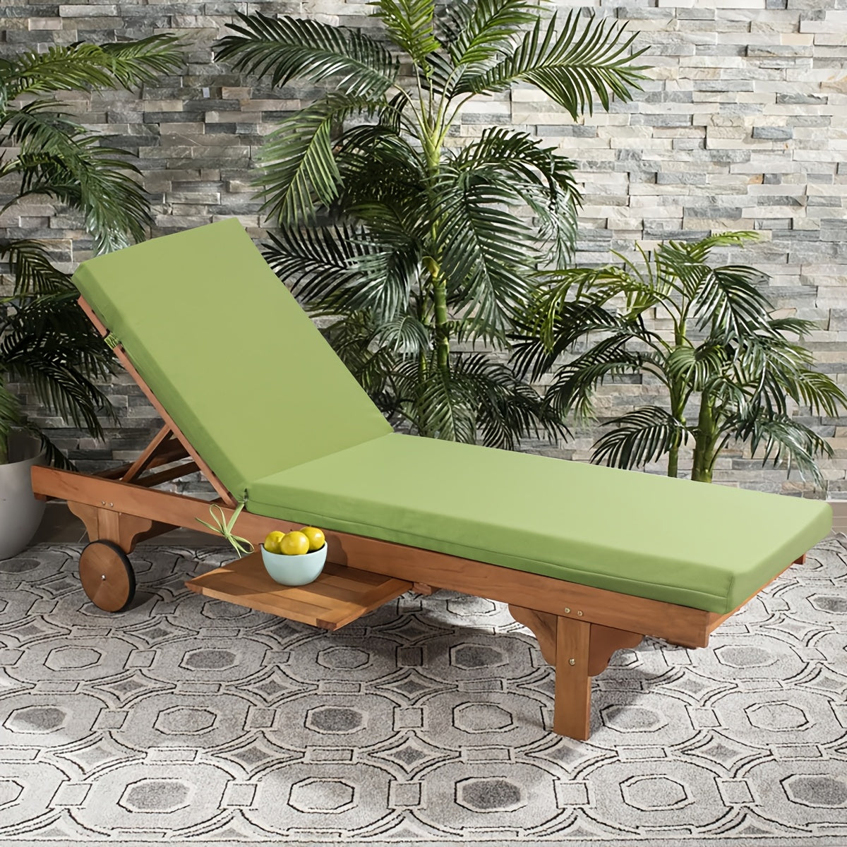 Coussin de chaise longue d'extérieur/intérieur